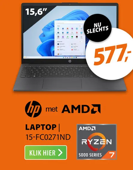 Aanbieding: HP 15-fc0271nd