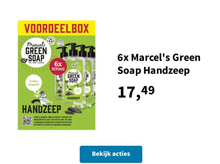 Aanbieding: Marcel's Green Soap Handzeep