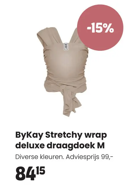 Aanbieding: Stretchy wrap deluxe draagdoek M