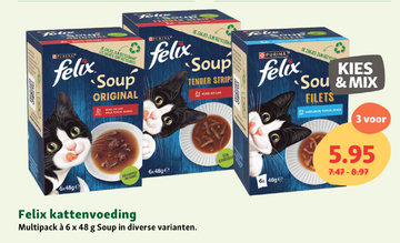 Aanbieding: Felix kattenvoeding Multipack Soup