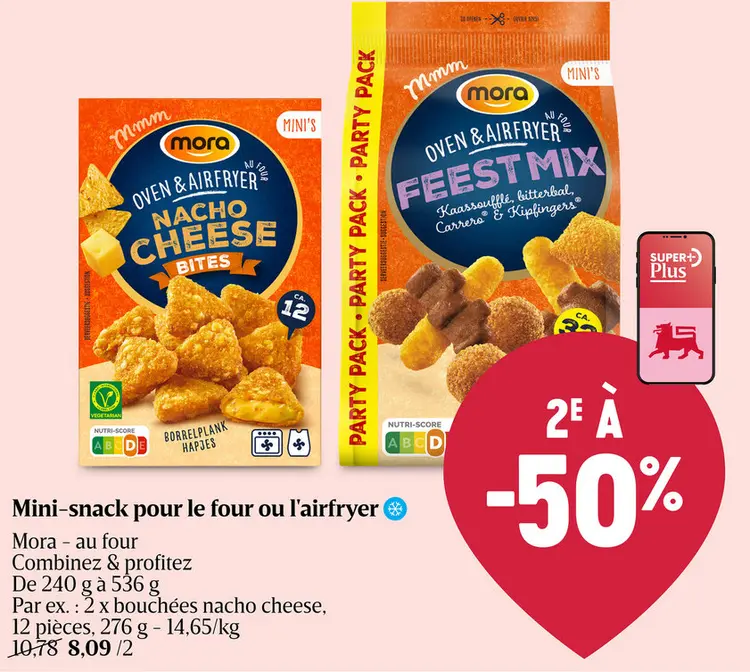 Offre: Mini-snack pour le four ou l'airfryer