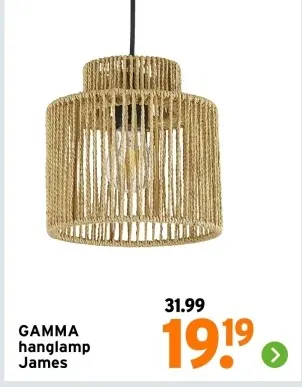 Aanbieding: hanglamp James