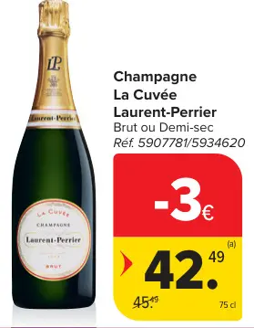 Offre: Champagne La Cuvée