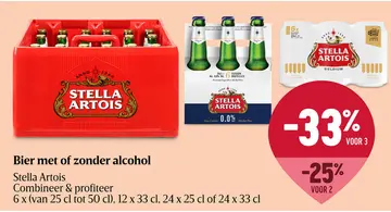 Aanbieding: Bier met of zonder alcohol
