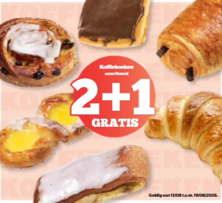 Promotie: Koffiekoeken assortiment