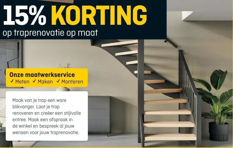 Aanbieding: Traprenovatie op maat