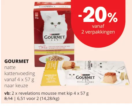 Promotie: natte kattenvoeding
