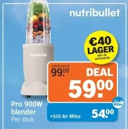 Aanbieding: Pro 900W blender