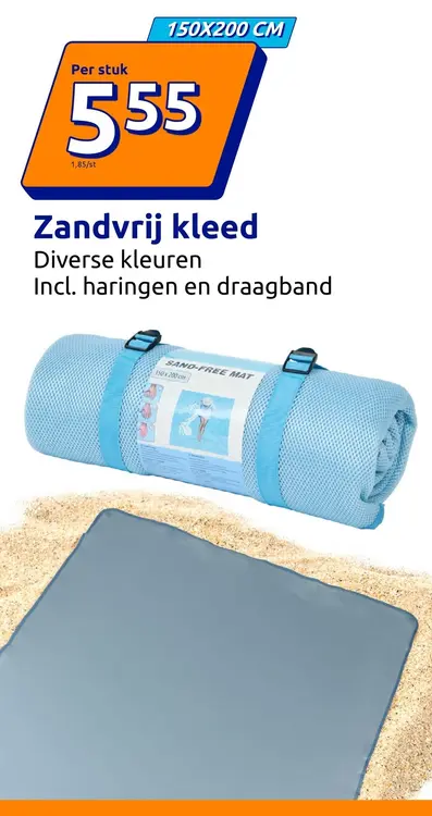 Aanbieding: Zandvrij kleed