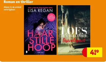 Aanbieding: Roman en thriller