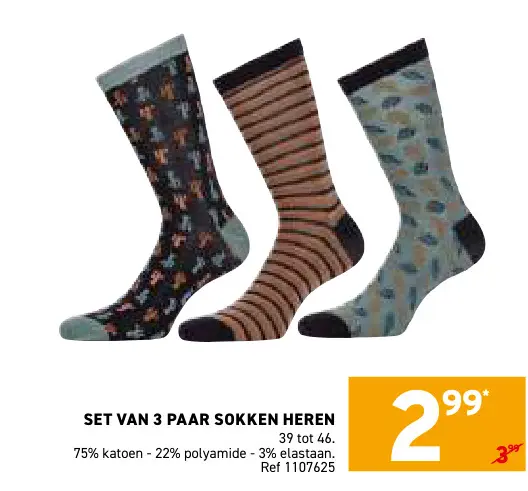 Promotie: Sokken heren