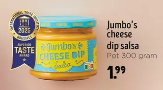 Aanbieding: Jumbo's cheese dip salsa