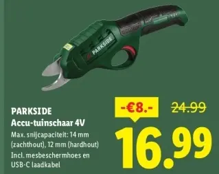 Aanbieding: Accu-tuinschaar 4V