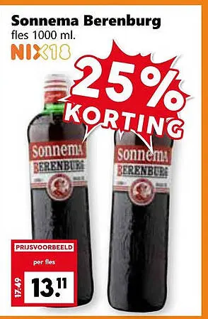 Aanbieding: Sonnema Berenburg