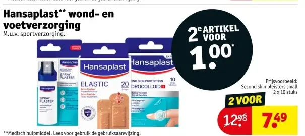 Aanbieding: Hansaplast wond- en voetverzorging