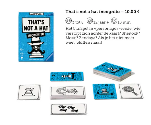 Promotie: That's not a hat incognito