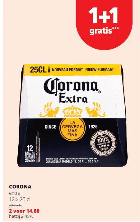 Promotie: Corona extra