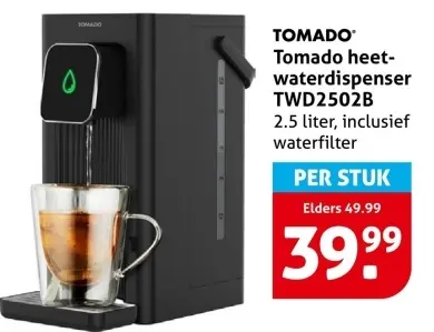 Aanbieding: heet-waterdispenser TWD2502B