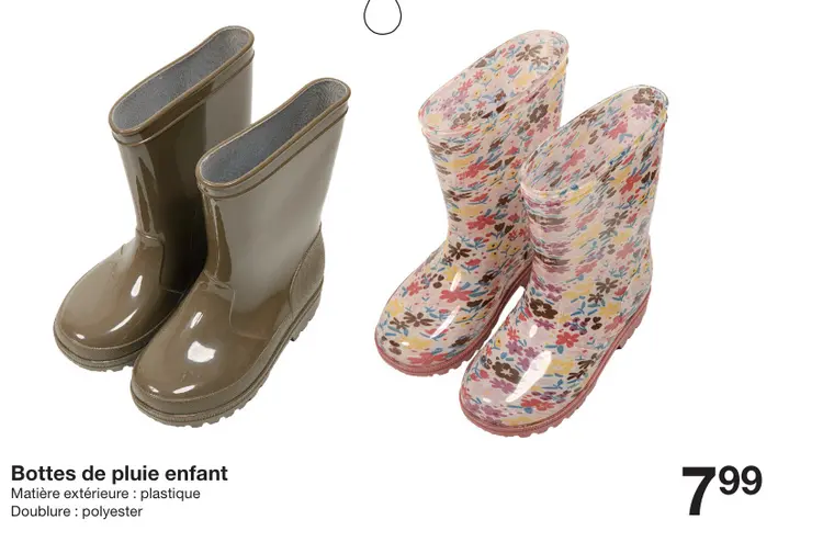 Offre: Bottes de pluie enfant