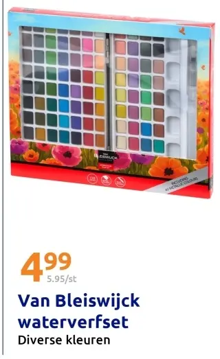 Aanbieding: waterverfset