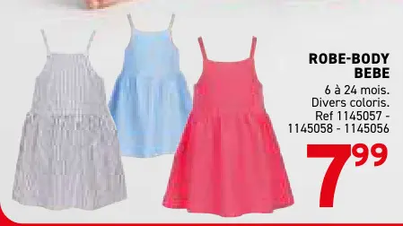 Offre: Robe-body bebe