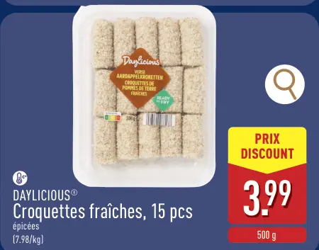 Offre: Daylicious Croquettes fraîches