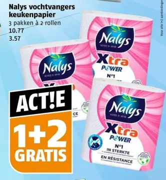 Aanbieding: Nalys vochtvangers keukenpapier