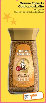 Aanbieding: Douwe Egberts Gold oploskoffie