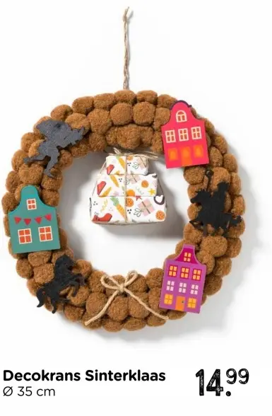 Aanbieding: Decokrans Sinterklaas