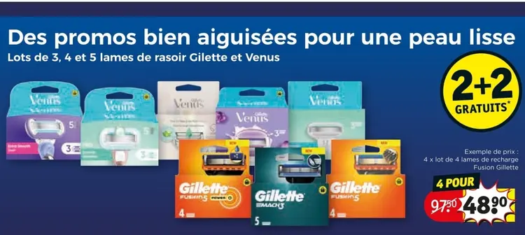 Offre: Lames de rasoir