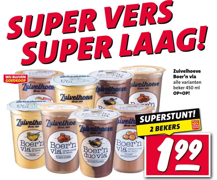 Aanbieding: Boer'n vla