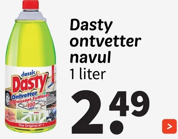 Aanbieding: Dasty Ontvetter navul