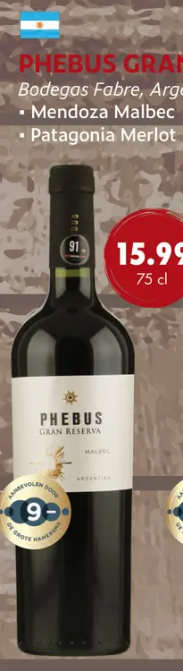 Aanbieding: Phebus Gran Reserva
