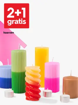 Aanbieding: kaarsen