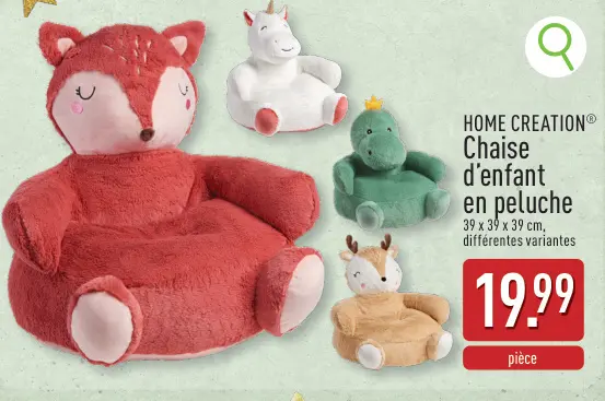 Offre: Chaise d'enfant en peluche