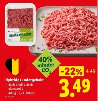 Promotie: Hybride rundergehakt