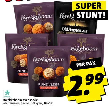 Aanbieding: Kwekkeboom ovensnacks