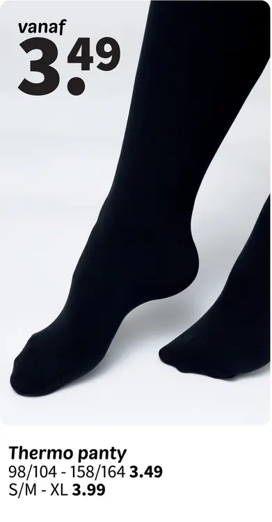 Promotie: Thermo panty