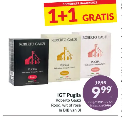 Promotie: IGT Puglia