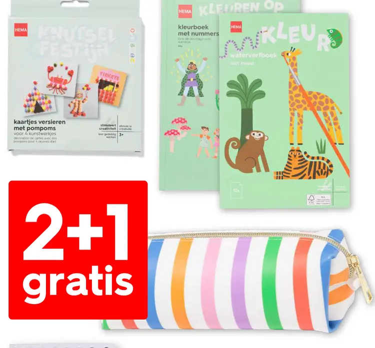 Promotie: Knutsels Festijn, Kleurboek met nummers, Wate