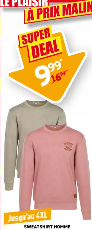 Offre: Sweatshirt homme