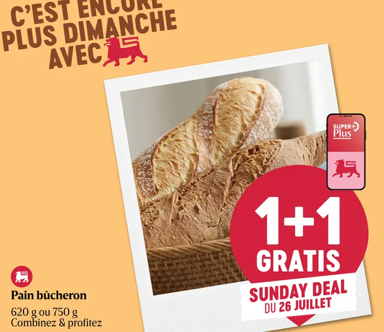 Offre: Pain bûcheron