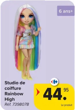Offre: Studio de coiffure Rainbow High