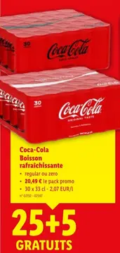 Offre: Boisson rafraîchissante