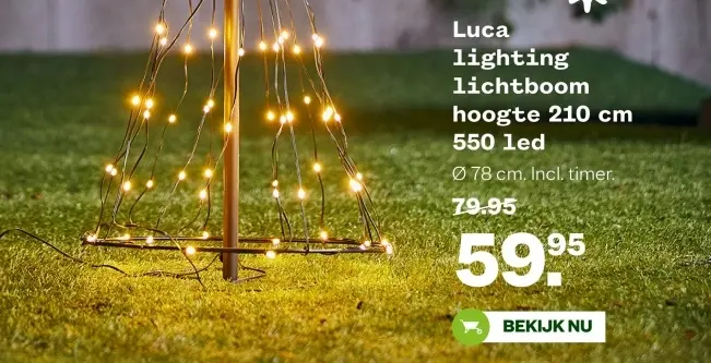 Aanbieding: lichtboom