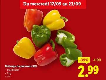 Offre: Mélange de poivrons XXL