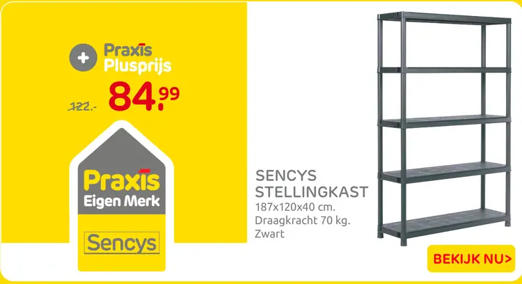 Aanbieding: Sencys Stellingkast
