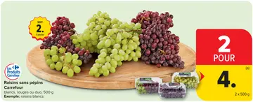 Offre: Raisins sans pépins