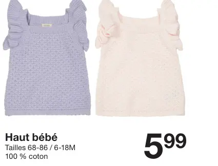 Offre: Haut bébé