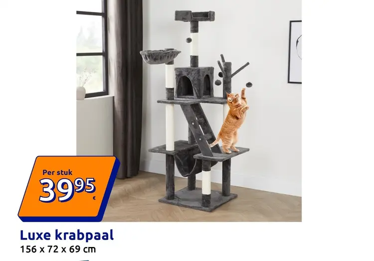 Promotie: Luxe krabpaal